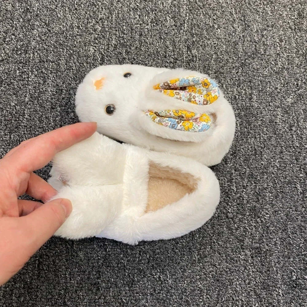 Floral Bunny Kids Slippers